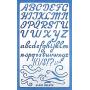 Aleks Melnyk #34 Metal Journal Stencils/Alphabet Letter Number, ABC/Stainless Steel Stencils Kit 3 PCS/Templates Tool for Painting, Wood Burning, Pyrography and Engraving/Scrapbooking/Crafting/DIY