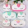 SUBANG 6 Pieces Pencil Case Unicorn Cotton Pencil Bag Soft Pencil Case Makeup Bag Cosmetic Bag