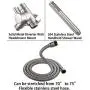 G-promise All Metal Dual Shower Head Combo | 8& Rainfall Shower Head, Handheld Shower Wand | Smooth 3-way Diverter | with Adjustable Extender - An Upgrade of Shower Experience (Brushed Nickel) G-promise All Metal Dual Shower Head Combo | 8& Rainfall Shower Head, Handheld Shower Wand | Smooth 3-way Diverter | with Adjustable Extender - An Upgrade of Shower Experience (Brushed Nickel)