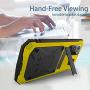 Simicoo Samsung Note 20 Ultra Metal Case with Screen Protector Military Rugged Heavy Duty Shockproof with Stand Camera Protector Full Cover case for Note 20 Ultra (Yellow)
