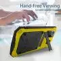 Simicoo Samsung Note 20 Ultra Metal Case with Screen Protector Military Rugged Heavy Duty Shockproof with Stand Camera Protector Full Cover case for Note 20 Ultra (Yellow)