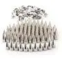 ULTNICE Metal Cone Spikes Screwback Studs DIY Leather Craft Punk Rivets 7x14mm (Silver) - 100 Pieces ULTNICE Metal Cone Spikes Screwback Studs DIY Leather Craft Punk Rivets 7x14mm (Silver) - 100 Pieces