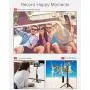 Selfie Stick Tripod, BlitzWolf Lightweight Aluminum All in One Extendable Phone Tripod Selfie Stick Bluetooth with Remote for iPhone 11 Pro/XS MAX/XS/XR/X/8 Plus/7 Plus/6S, Galaxy S10/S9/S9 Plus, More