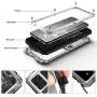 Case Compatible with Samsung S20 Plus(6.7''), (Military Grade Drop Protection) (Dustproof) Heavy Duty Rugged Military Cover with Kickstand Compatible with Samsung Galaxy S20 Plus(2020),Silver