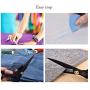 DALARAN Tailor Scissors 10 Inch for Cutting Fabric Stainless Steel Heavy Duty Sewing Scissors for Leather Paper Carft Shears for Home Artists Tailors Chalk Measuring Tape Seam Ripper