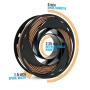 Gizmo Dorks Metal Bronze Fill Filament for 3D Printers 1.75mm 200g
