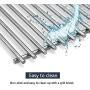 Hongso 16 5/8'' Stainless Steel Grill Grid Cooking Grate Replacement for Thermos Grill Parts 461252605, Kirkland Front Avenue 463230703, Charbroil 463261306, BBQ Pro Grills, SCB932 (2-Pack)
