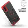 ZIZO Bolt Series Galaxy A01 Case - Black & Red