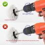 WTSCLS Polishing Wheel for Drill 4 Pack, Buffing Pads Wheel Polisher Kit with 1/4'' Hex Shafts for Dremel Tools