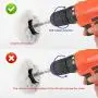 WTSCLS Polishing Wheel for Drill 4 Pack, Buffing Pads Wheel Polisher Kit with 1/4'' Hex Shafts for Dremel Tools