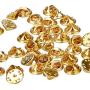 Onwon 30 Pieces Brass Butterfly Cluth Badge Insignia Clutches - No Tool Required, Pin Backs Locking Bulk Metal Pin Keepers Locking Clasp (Gold)
