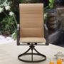 Romayard Outdoor Swivel Dining Chairs