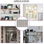 225 Pieces Dowel Pins Stainless Steel Shelf Support Pegs Pin Rod Fasten Elements Assortment Kit - Size Include M2 M3 M4