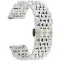 for Samsung Galaxy Watch 46mm / Galaxy Watch3 45mm Bands, TRUMiRR 22mm Solid Quick Release Watch Band Metal Stainless Steel Butterfly Buckle Strap for Gear S3 Classic Frontier, Gear 2 R380 R381 R382 Smartwatch,Silver