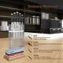 Sharpening Stone Set, Meterk Whetstone 4 Side Grit 400/1000 3000/8000 Knife Sharpening Kit with Bamboo Base, Non-Slip Rubber Base and Angle Guide Sharpening Stone Set, Meterk Whetstone 4 Side Grit 400/1000 3000/8000 Knife Sharpening Kit with Bamboo Base, Non-Slip Rubber Base and Angle Guide
