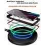 Schnail Saviour Compatible with Samsung Galaxy S20+Plus 5G Clear Case with Metal Frame (2020) (Red)