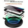 Schnail Saviour Compatible with Samsung Galaxy S20+Plus 5G Clear Case with Metal Frame (2020) (Red)