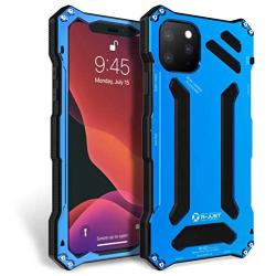 Bpowe iPhone 11 Case,Gundam Aluminum Metal Premium Protection Hard Shockproof Military Bumper Heavy Duty Sturdy Protective Cover Case for iPhone 11 (Blue, iPhone 11 6.1'')