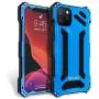 Bpowe iPhone 11 Case,Gundam Aluminum Metal Premium Protection Hard Shockproof Military Bumper Heavy Duty Sturdy Protective Cover Case for iPhone 11 (Blue, iPhone 11 6.1'')