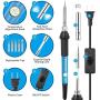 Wood Burning Kit, [Upgraded] Rarlight Woodburning Tool with Soldering Iron Intlmate, 54 PCS Adjustable Temperature Soldering Pyrography Wood burning Pen, Embossing/Carving/Soldering Tips/Carrying Case