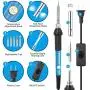 Wood Burning Kit, [Upgraded] Rarlight Woodburning Tool with Soldering Iron Intlmate, 54 PCS Adjustable Temperature Soldering Pyrography Wood burning Pen, Embossing/Carving/Soldering Tips/Carrying Case