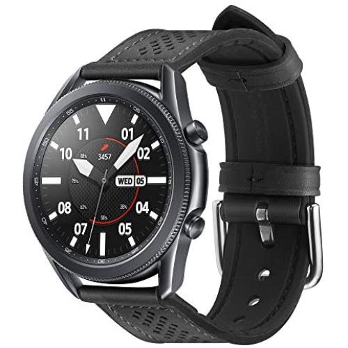 Spigen Retro Fit Designed For Samsung Galaxy Watch 3 45mm Band (2020) / Galaxy Watch 46mm Band (2018) / Gear S3 Frontier Band / S3 Classic Band - Black