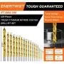 EnerTwist Titanium Drill Bit Kit Set for Metal and Wood 230-Piece - Anti-Walking 135° Tip Coated HSS from 3/64'' up to 1/2 Inch, ET-DBA-230B EnerTwist Titanium Drill Bit Kit Set for Metal and Wood 230-Piece - Anti-Walking 135° Tip Coated HSS from 3/64'' up to 1/2 Inch, ET-DBA-230B