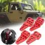 Vbest life 4PCS RC Car Shock Damper Bracket, Aluminum Alloy Shock Damper Adjustable Bracket for Axial SCX10 II 90046 90047 RC Upgrade Parts(red)