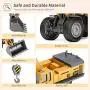 Geyiie Construction Truck Vehicles Toy Kids, Engineering Toys with Metal Shovel, Digger, Excavator Crane Forklift Snow Plow Steamroller Outdoor Indoor Sand Toys for Age 3 4 5 Boys Toddler Party Favor Geyiie Construction Truck Vehicles Toy Kids, Engineering Toys with Metal Shovel, Digger, Excavator Crane Forklift Snow Plow Steamroller Outdoor Indoor Sand Toys for Age 3 4 5 Boys Toddler Party Favor