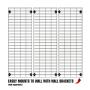 Econoco - Panel Slat Grid Display – Metal Slat Grid for Any Retail Display, 2’ Width x 6’ Height, 3 Grids Per Carton (Black)