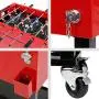 Clevr 68 Quart Qt Red Patio Cooler Ice Chest with Foosball Table Top, Portable Patio Party Bar Cold Drink Rolling Cart on Wheels with Tray Shelf,17 Gallon/ 65L Outdoor Rolling Beverage Cart Clevr 68 Quart Qt Red Patio Cooler Ice Chest with Foosball Table Top, Portable Patio Party Bar Cold Drink Rolling Cart on Wheels with Tray Shelf,17 Gallon/ 65L Outdoor Rolling Beverage Cart