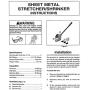 BEAMNOVA 2-in-1 Sheet Metal Shrinker & Stretcher Manual Shrinking Machine Black
