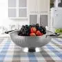 18/8 Stainless Steel Colander, Easy Grip Micro-Perforated 5-Quart Colander, Strainer with Riveted and Heat Resistant Handles, BPA Free. Great for Pasta, Noodles, Vegetables and Fruits 18/8 Stainless Steel Colander, Easy Grip Micro-Perforated 5-Quart Colander, Strainer with Riveted and Heat Resistant Handles, BPA Free. Great for Pasta, Noodles, Vegetables and Fruits