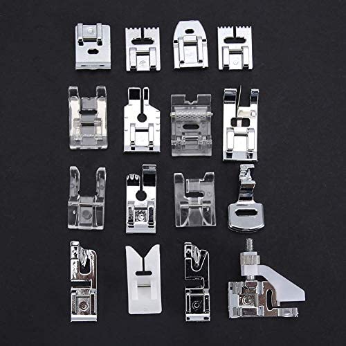 Sewing Machine Kit Set Parts Mini Household Press Foot Sew Machine Accessories Household Multifunctional 16PCS