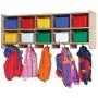 Angeles ANG7160 Value Line 10 Section Wall Locker – 48” by 12'' by 19” – Space-Saving Wall Mount Locker – Features 10 Cubbies and 10 Metal Hooks - Easy to Assemble and Clean Angeles ANG7160 Value Line 10 Section Wall Locker – 48” by 12'' by 19” – Space-Saving Wall Mount Locker – Features 10 Cubbies and 10 Metal Hooks - Easy to Assemble and Clean