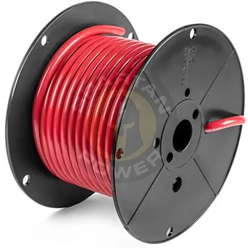 Spartan Power Bulk Battery Cable Made in The USA UL Listed 100% Pure Copper Wire