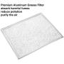 4 Pack Aluminum Range Hood Grease Filter Replacement Filter Compatible with Broan BP29, 10-1/2 x 8-3/4 x 3/32 Inch