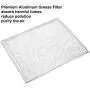 4 Pack Aluminum Range Hood Grease Filter Replacement Filter Compatible with Broan BP29, 10-1/2 x 8-3/4 x 3/32 Inch