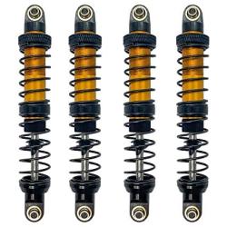 90mm Metal RC Shocks (4pcs) for 1/10 Traxxas TRX4 Axial SCX10 II 90046 90047 RC Truck