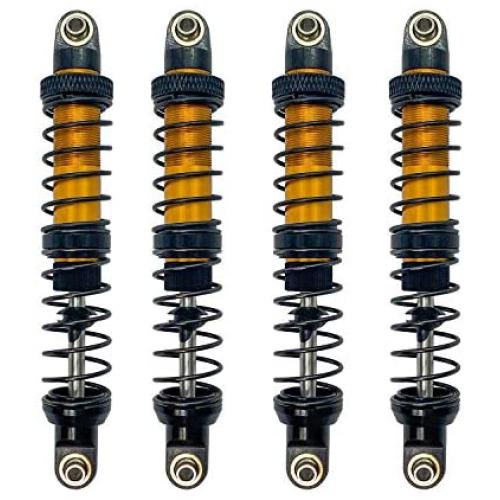 90mm Metal RC Shocks (4pcs) for 1/10 Traxxas TRX4 Axial SCX10 II 90046 90047 RC Truck
