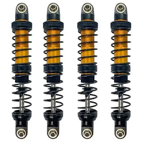 90mm Metal RC Shocks (4pcs) for 1/10 Traxxas TRX4 Axial SCX10 II 90046 90047 RC Truck 90mm Metal RC Shocks (4pcs) for 1/10 Traxxas TRX4 Axial SCX10 II 90046 90047 RC Truck