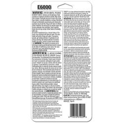 E6000 231020 Adhesive with Precision Tips, 1.0 fl oz