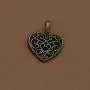 AKOAK 30 Pieces Antique Bronze Alloy Metal Heart Shape Hollow Charms Pendants for Jewelry Making DIY Bracelet Necklace AKOAK 30 Pieces Antique Bronze Alloy Metal Heart Shape Hollow Charms Pendants for Jewelry Making DIY Bracelet Necklace