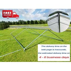 Quictent 10X20ft Upgraded Heavy Duty Carport Car Canopy Party Tent with Reinforced Steel Cables-White