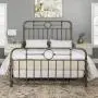 Walker Edison Vintage Metal Iron Pipe Queen Size Bed Headboard Bedroom Walker Edison Vintage Metal Iron Pipe Queen Size Bed Headboard Bedroom
