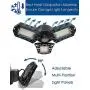 2-Pack Garage Lights 60W LED Garage Lighting - 6000LM 6500K LED Three-Leaf Garage Ceiling Light Fixtures, LED Shop Light with Adjustable Multi-Position Panels, LED Glow Light for Garage, Workshop 2-Pack Garage Lights 60W LED Garage Lighting - 6000LM 6500K LED Three-Leaf Garage Ceiling Light Fixtures, LED Shop Light with Adjustable Multi-Position Panels, LED Glow Light for Garage, Workshop