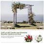Giantex Garden Arch Arbor High Wide Metal Steel Frame Stand Trellis for Rose Vines Plant Climbing Patio Lawn Backyard Party Wedding Ceremony Decoration Outdoor Gardening Walkway Arches,Black Giantex Garden Arch Arbor High Wide Metal Steel Frame Stand Trellis for Rose Vines Plant Climbing Patio Lawn Backyard Party Wedding Ceremony Decoration Outdoor Gardening Walkway Arches,Black