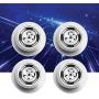 Woyisisi RC Car Wheel Hub, RC Car Metal Wheel Frame Rim Upgrade Accessories Parts Kit for MN-D90 MN-99 MN-91 FJ-45 (Silver MN-027S)