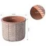 DOMDO Cement Planter Pot - 5.5 Inch Indoor Concrete Planters Bonsai Container with Drainage Hole for Home Decor, Iron-Imitation Patterned, Terracotta DOMDO Cement Planter Pot - 5.5 Inch Indoor Concrete Planters Bonsai Container with Drainage Hole for Home Decor, Iron-Imitation Patterned, Terracotta