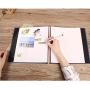 Photo Album Self Adhesive 3x5 4x6 5x7 8.5x11 Magnetic Scrapbook Album DIY Length 11 x Width 10.8 (Inches) with A Metallic Pen